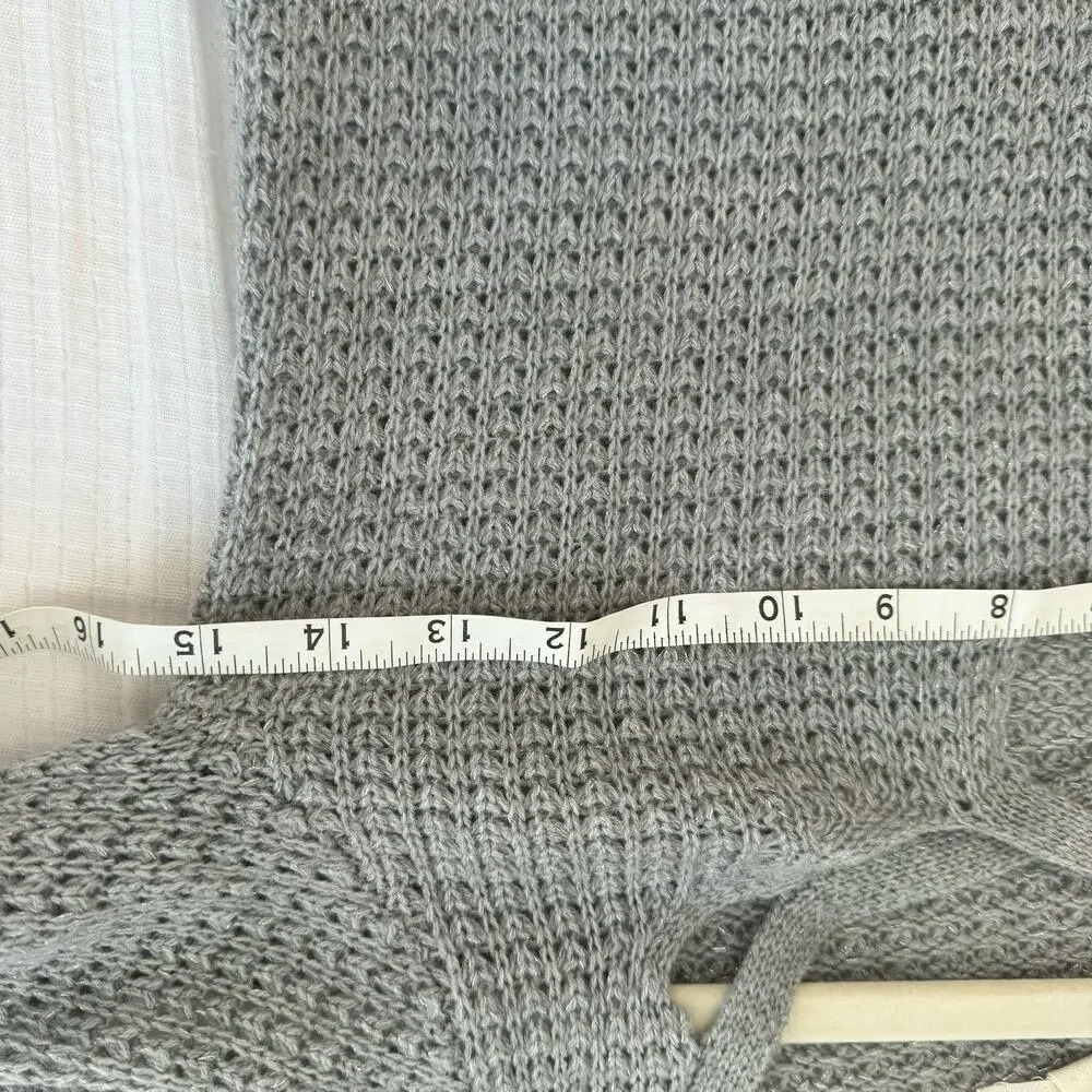 Aeropostal gray with‎ glitter Women sweater long sleeve Sz XS - Picture 4 of 5